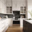 Laiton Franklin (paquet de 10) - poignées d'armoire bronze champagne, trou central de 10 po, poignées modernes pour tiroirs, porte d'armoire de cuisine, commodes | Francisco-124392576