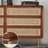 Retro minimalist drawer storage side cabinet