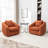 Duston 32'' Wide Upholstered Swivel Chair-2007720887