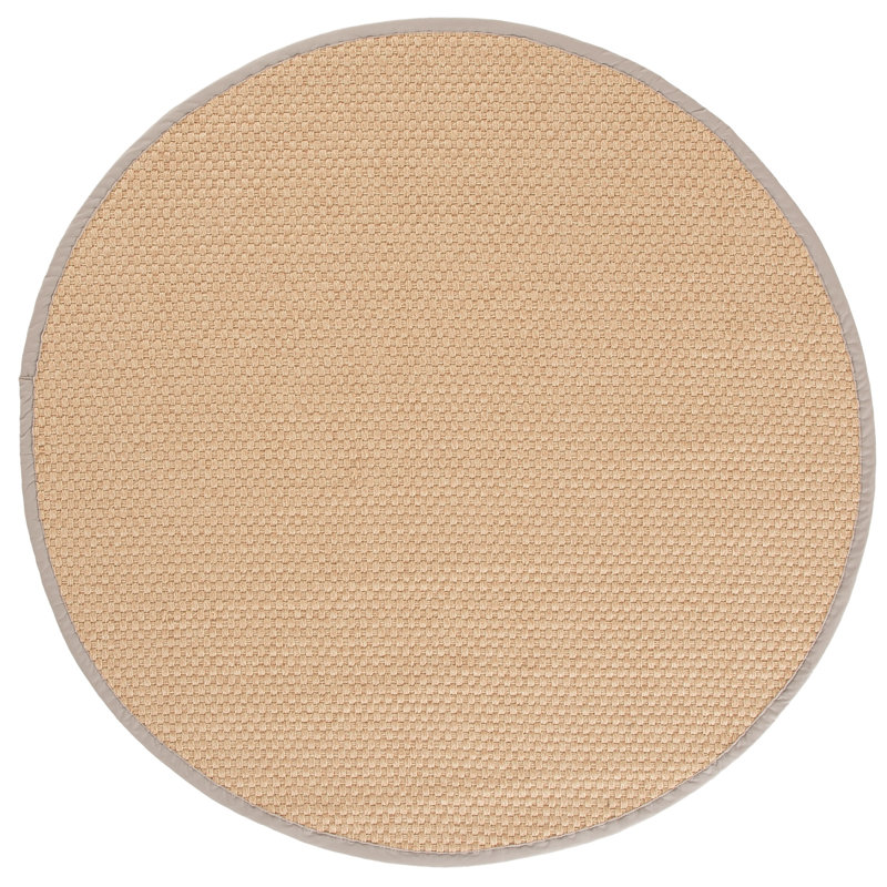 Mikylee Faux Sisal 105 Area Indoor/Outdoor Area Rug In Natural / Beige, Round 6'