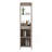 St. Clair Linen Cabinet, Two Interior  Shelves, Two Open Shelves, Single Door-1533543152