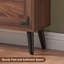Armoire de rangement pour chaussures Chea avec tablettes réglables-509077221-509077220