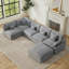 Canapé modulaire en forme de U avec repose-pieds mobile Elowen-270203321