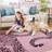 Modern Washable Area Rugs Non-Shedding Kids Playroom Rug Stain Resistant Accent Carpet-1372839592
