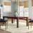 Anderle Teak Solid Wood Top Dining Table-281199608