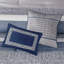 Ensemble d'édredon 7 pièces jacquard bleu marine