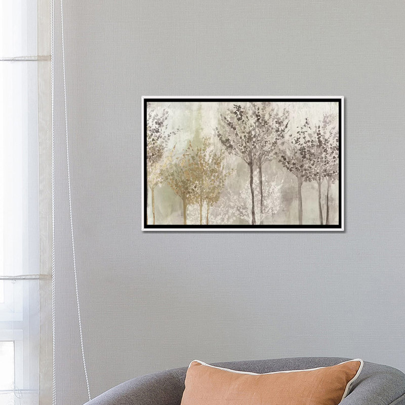 «Every Morning I» par Allison Pearce - reproduction d'art, H 18 po x l 26 po x P 1,5 po, Toile blanche encadrée, Pas de tapis