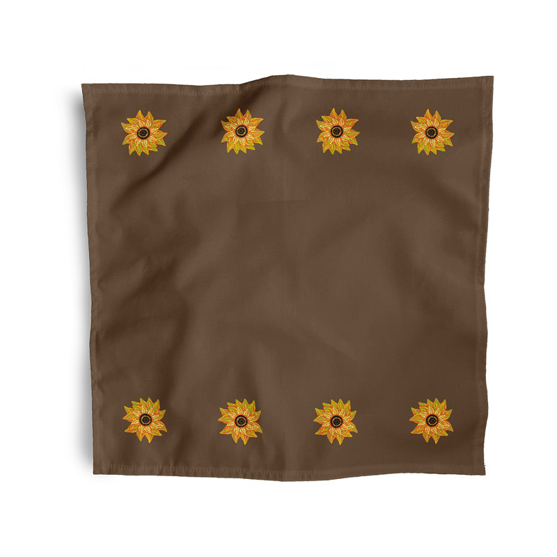 Leonaldo El Girasol Feliz Napkins, Brown