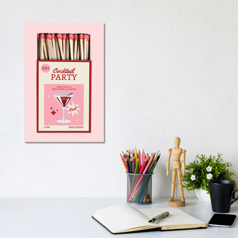 Matchbook Party, 30.48 cm H x 20.32 cm W x 1.905 cm D, Does Not Apply