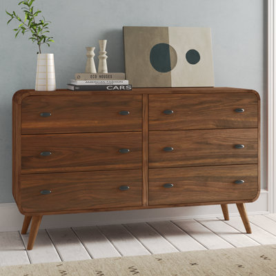 Commode double 6 tiroirs Kegan
