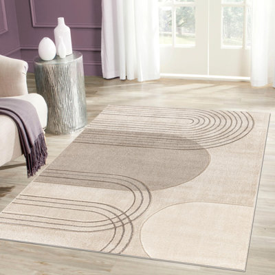  Paillasson 2X3 Ft Premium Premium | Petit tapis pour la décoration intérieure | Beige crème