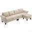 Canapé modulaire en L avec rangement Shmuel-1502013172