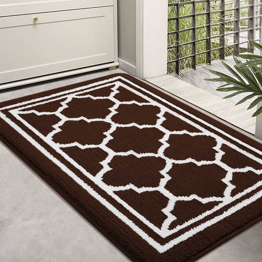 Washable Door Mats Indoor,Non-Slip Low Profile Doormat,80 Cm