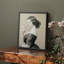 «Vintage Portrait Print VI» sur papier-160993283-160993292