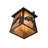 Rustic Lodge Steel Wall Light