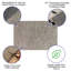Sous-tapis Bahi Slide-Stop® multi-surface antidérapant pour tapis, 1/4 po d'épaisseur-1895599861