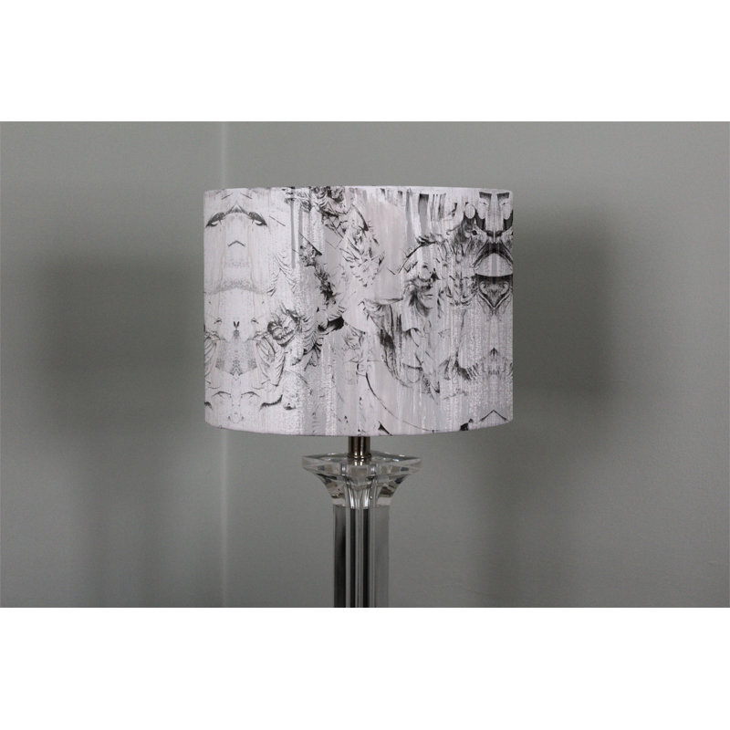 Cotton Drum Lamp Shade ( Uno ), 22cm H x 25cm W x 25cm D