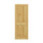 Unfinished Knotty 2-Panel Square Top V-Groove Solid Core-128921598