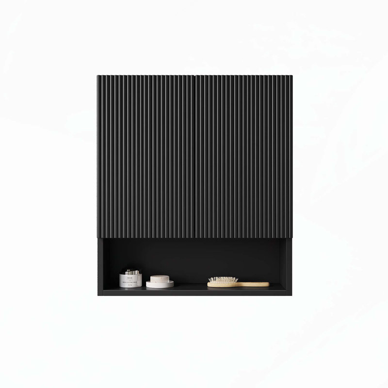 Armoire de salle de bain murale polyvalente avec plusieurs options de rangement