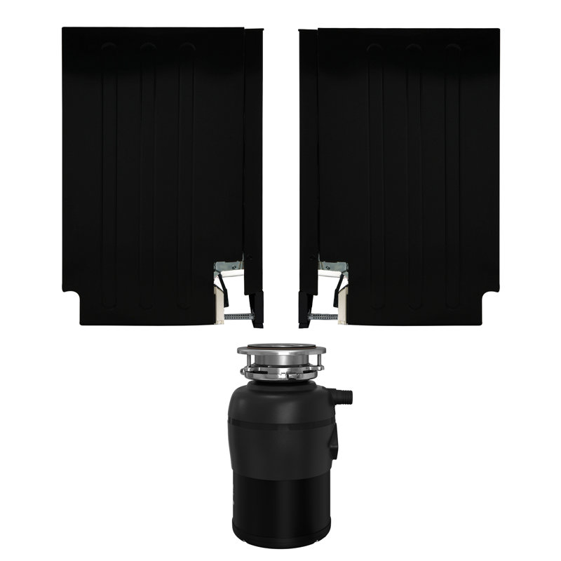 Equator 24 In Dishwasher 15 Place Quiet 110v E-star Ada+3/4 Hp Garbage Disposer     , Black