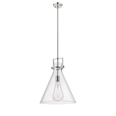 Coterie Single Light Glass Dimmable Pendant