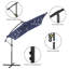 Parasol en porte-à-faux carré avec base 8,2 x 8,2 po Lynch-1715092756