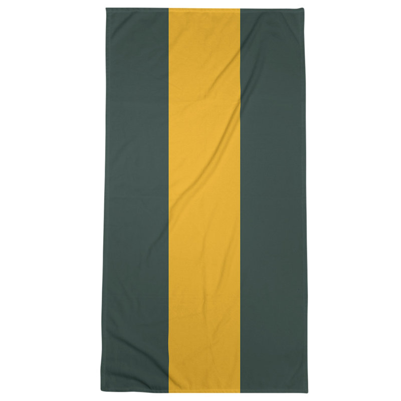 Beach Towel, Green/Yellow
