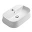 Lavabo au-dessus de vasque à montage sur le comptoir / avec cuve simple 24 "et trop-plein Whitehaus