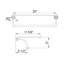 Edwardian™ Wall Mount Towel Shelf-54635195