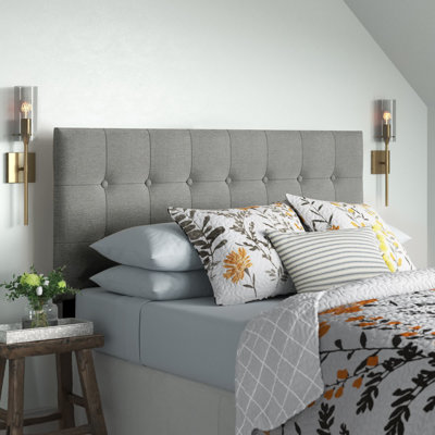 Richey Upholstered Panel Headboard by Andover Mills