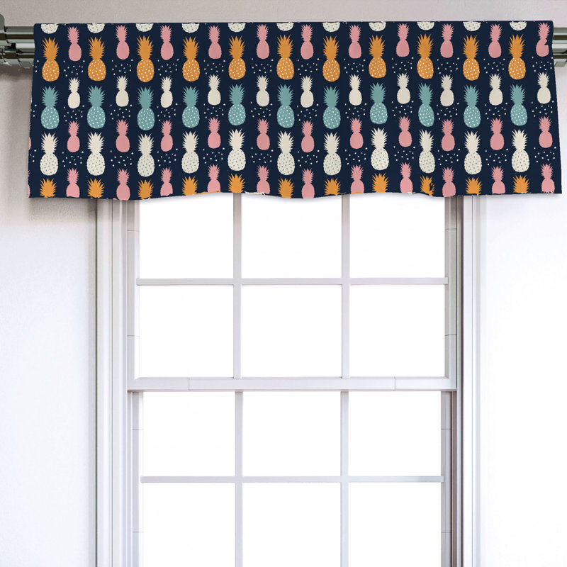 Sateen Ruffled Window Valance