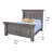 Siya Bed, Rustic Farmhouse Solid Pine Wood-111119478-111119481