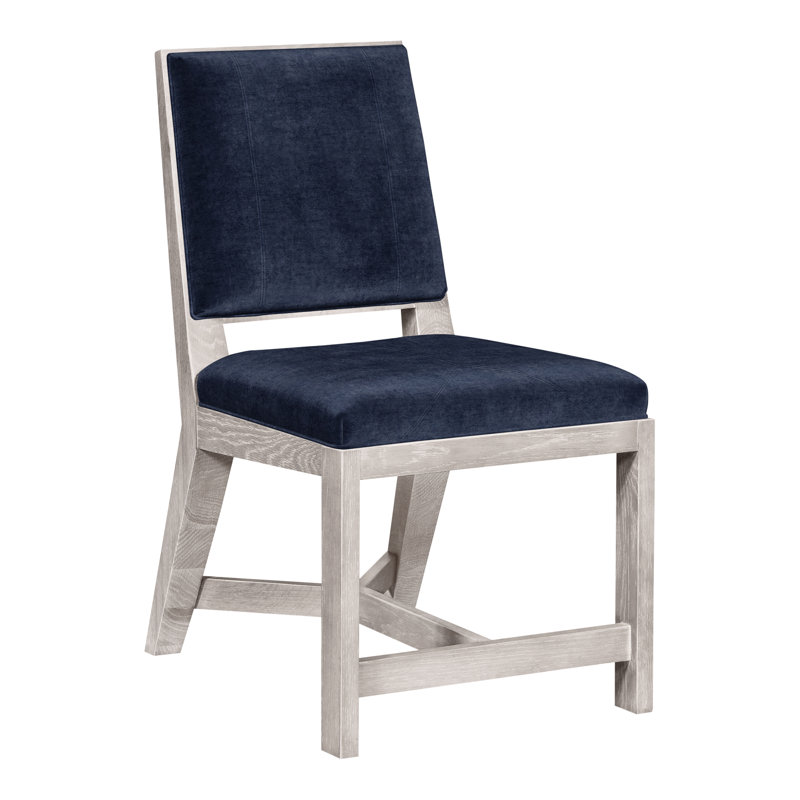 Chaise d'appoint rembourrée Thom Filicia Home, Éclipse Nadia, Gris colombe