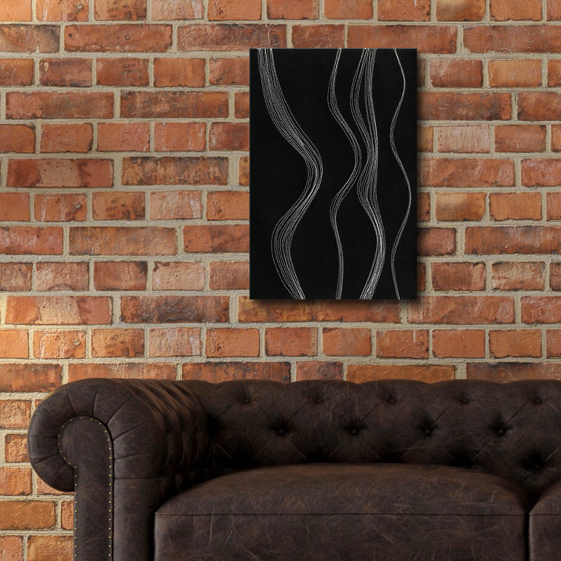 «Rippling Stitches II» par Regina Moore, H 24 po x l 16 po x P 0,2 po