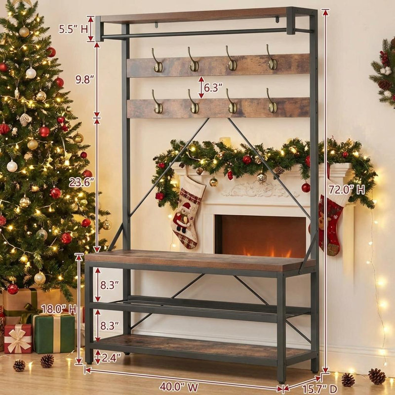 Hall Tree 101.5cm Wide