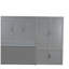 Grand lit mural avec placard, gris-455738401