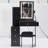 Jamie Cabinet Vanity Table with Padded Stool-2087692801