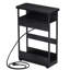 40cm W Metal Bedside Table-914059248