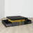 Modern Square Storage Coffee Table with 4 Drawers Contemporary Storage Table Cocktail Table Living Room Table-1148781667