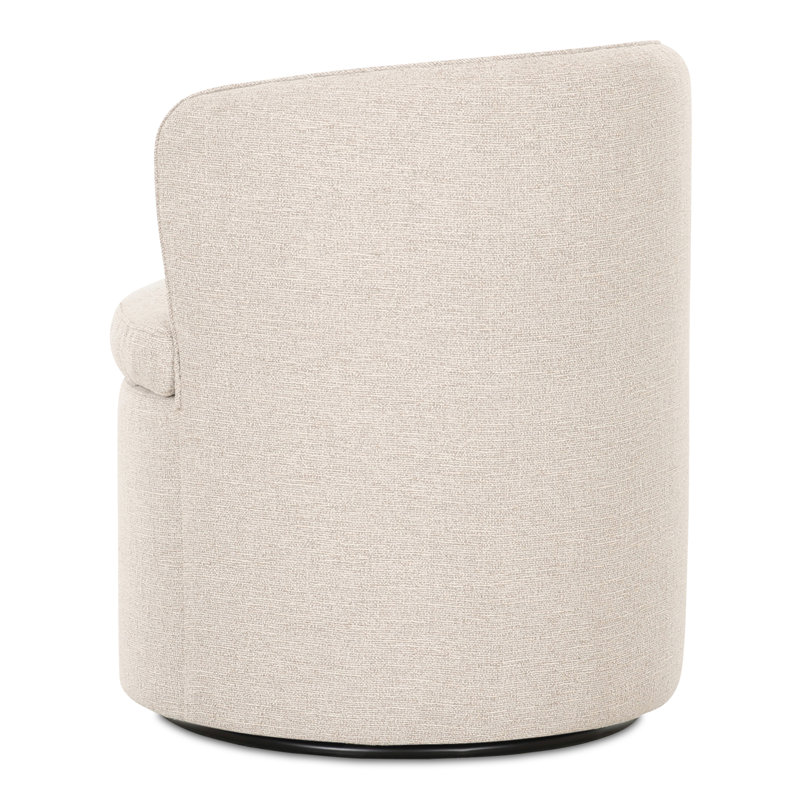 Dane Swivel Dining Chair Oatmeal, Light Beige