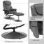 Aashka Ergonomic Faux Leather Recliner with Footrest-1378975474