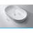 Modern White Bathroom Sink 24"X14" Oval - Above Counter Installation To Fade And Impact Smooth Vessel Setup Hygienic Scratching Fading Delicate-455829890
