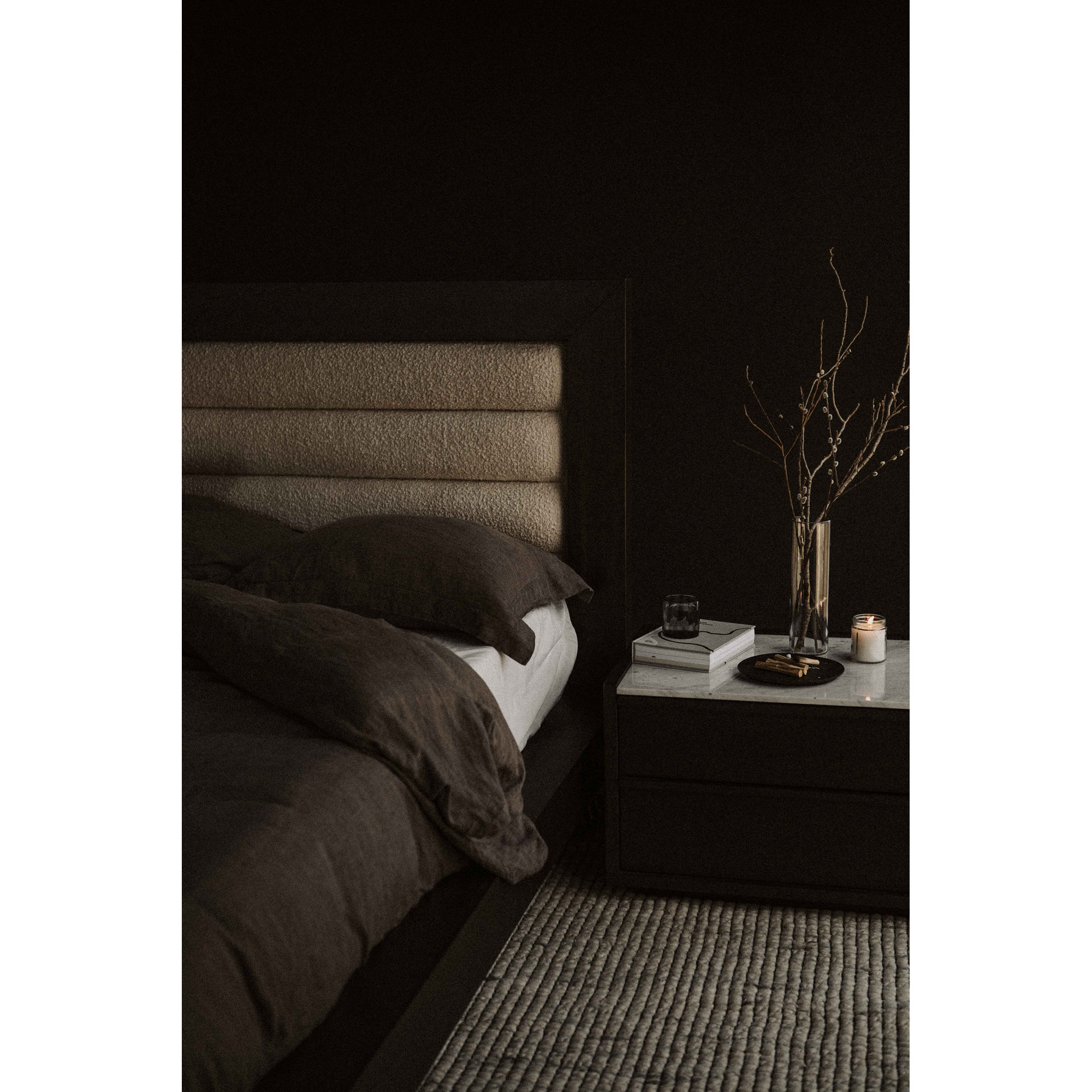 Velocity Upholstered Bed, Beige, King