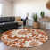 Premium Machine Washable Cerrito AMF551 Paprika Rug