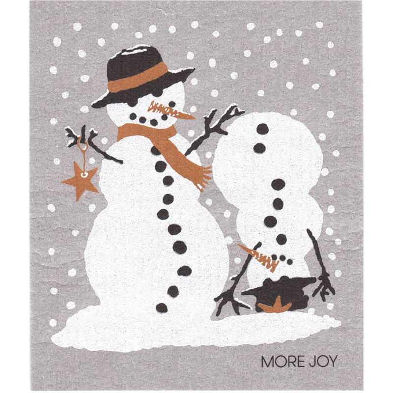 Torchon bonhomme de neige