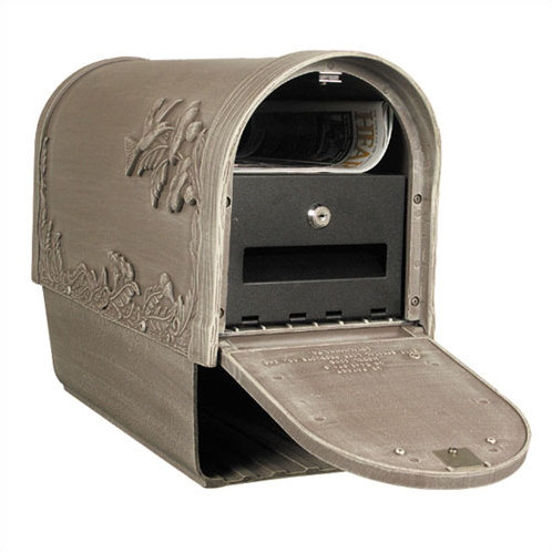 Hummingbird Curbside Post Mounted Mailbox