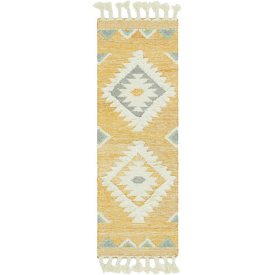 Shriver Performance Wool Geometric Indoor Rug