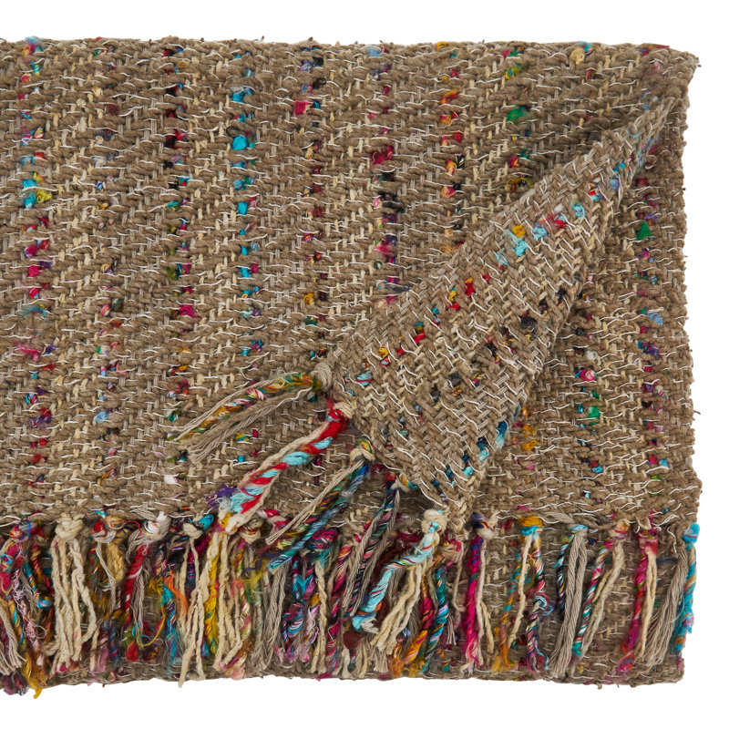 Calkins Striped 100% Cotton Table Runner