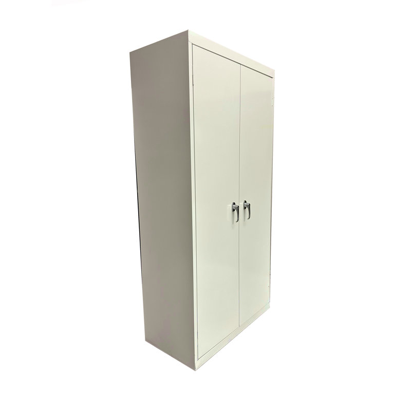 Armoire de rangement en acier soudé Jaylon - l 30 po x P 18 po x H 72 po, Mastic