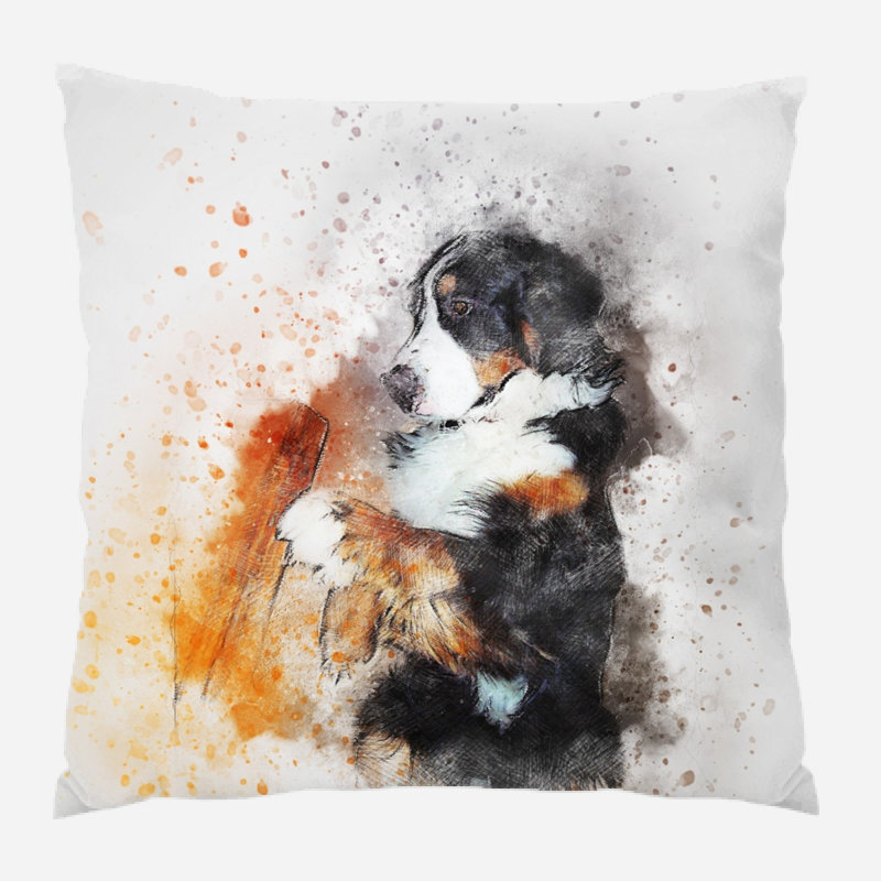 Coussin pour chien Mckinnis, Microsuède, Intérieur